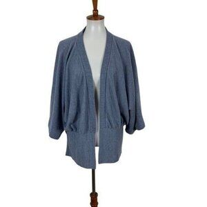 Maplesage Cardigan Medium Blue Open Front Lightweight Cozy
